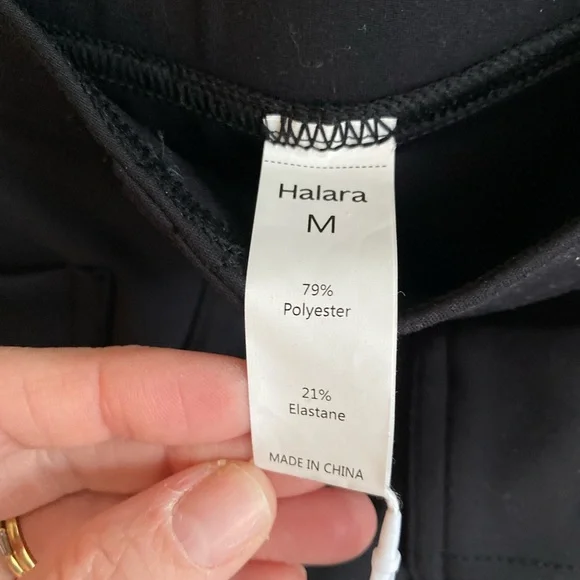NWT Halara High Waisted Button Multiple Pockets Straight Leg Casual Pants-Size M - Picture 8 of 9